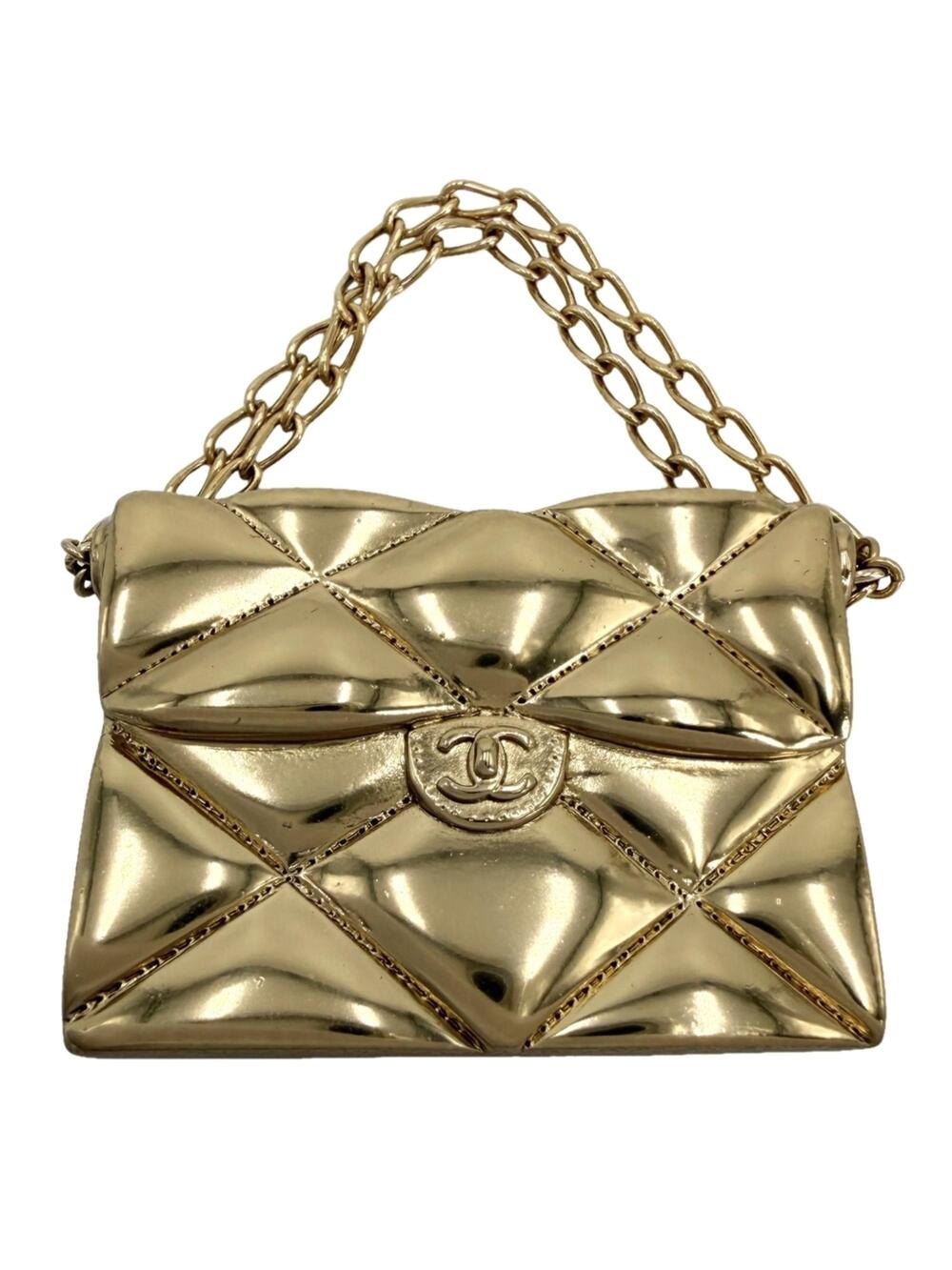 Chanel Cc Logo Brooch Metal #343278C10B